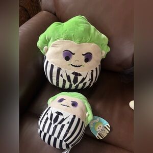 2 Beetlejuice squishmallows 10” and 8” (tag)
